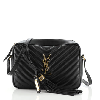 Saint Laurent Lou Camera Bag Matelasse Chevron Leather Small