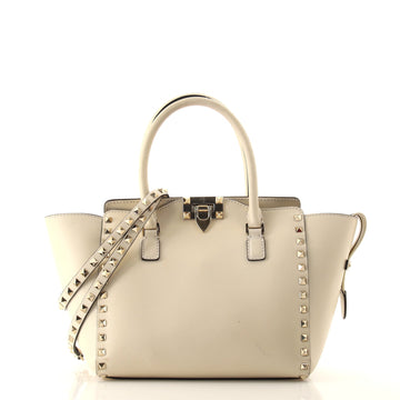 Valentino Rockstud Tote Rigid Leather Small