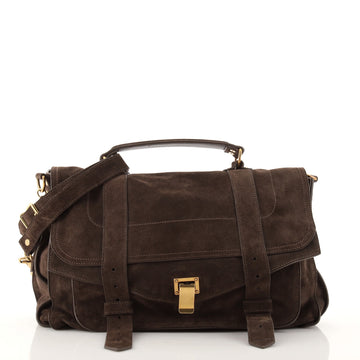 Proenza Schouler PS1 Satchel Suede Large