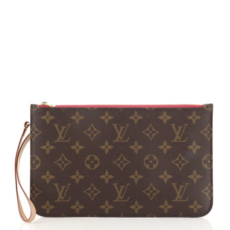 Louis Vuitton Neverfull Pochette Monogram Canvas Large