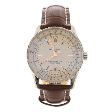 Breitling Navitimer Automatic Watch Stainless Steel and Alligator 41