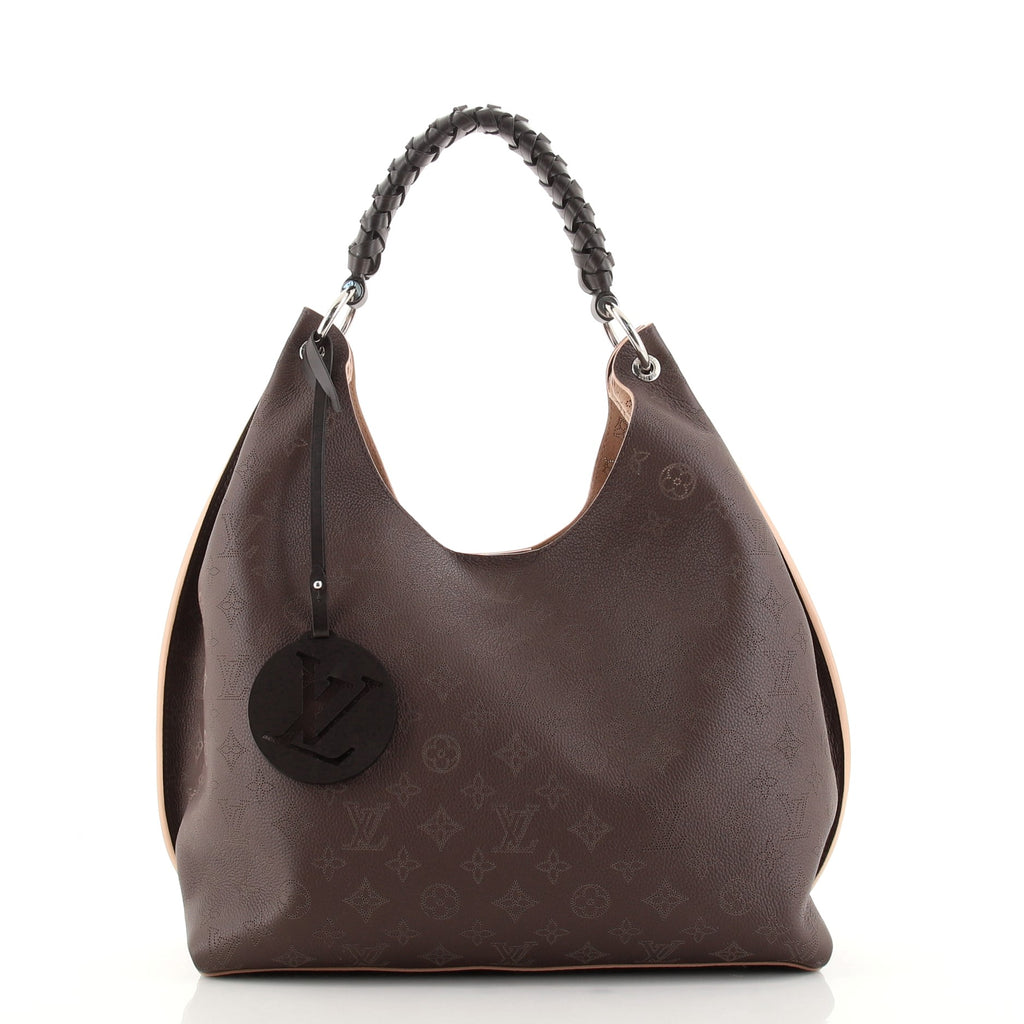 Carmel Hobo Bag Mahina Leather - Handbags M56436