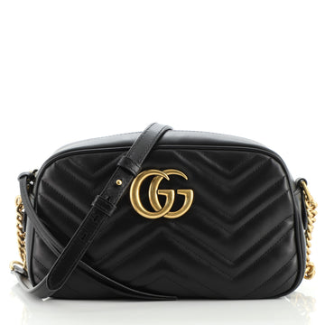 Gucci GG Marmont Shoulder Bag Matelasse Leather Small