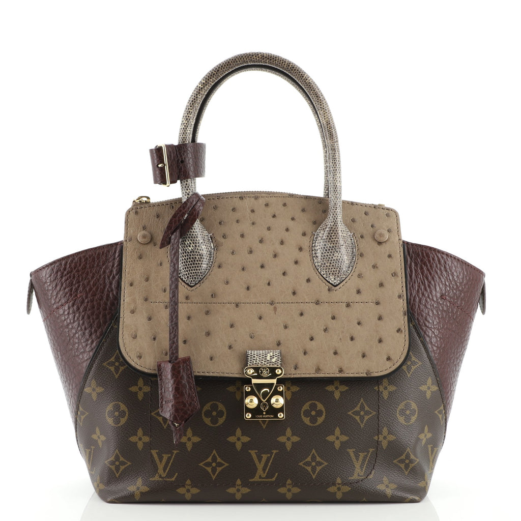 Louis Vuitton Brown Monogram Exotique Majestueux Shoulder Bag