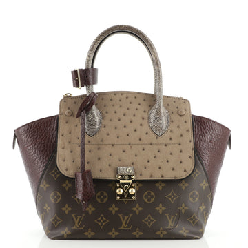 Louis Vuitton Majestueux Tote Monogram Canvas and Exotics PM