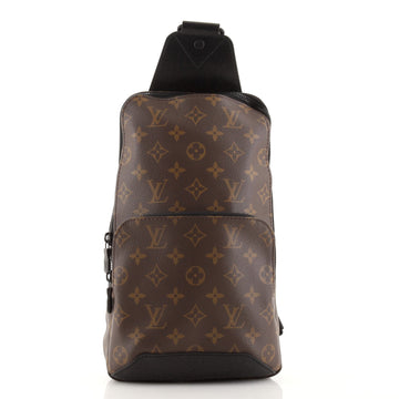 Louis Vuitton Avenue Sling Bag Macassar Monogram Canvas