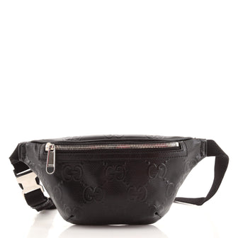 Gucci Belt Bag GG Embossed Perforated Leather Small