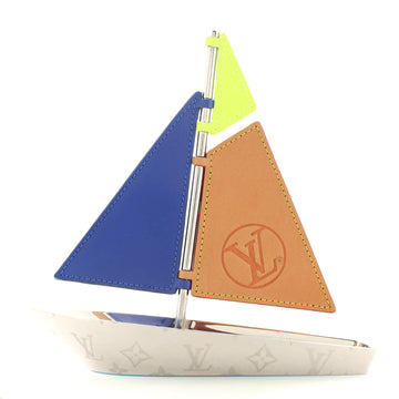 Louis Vuitton Voguez Volez Voyagez Paperweight Metal and Leather