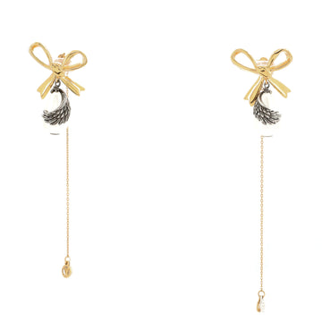 Louis Vuitton Windsor Drop Earrings Metal with Faux Pearls and Crystals