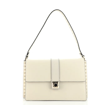 Valentino Rockstud Flap Shoulder Bag Leather Medium