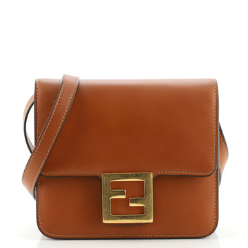 Fendi Fab Shoulder Bag Leather