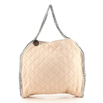 Stella McCartney Falabella Tote Quilted Shaggy Deer Small