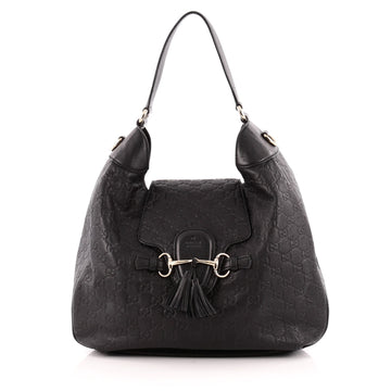 Gucci Emily Hobo Guccissima Leather Medium