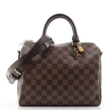 Louis Vuitton Speedy Bandouliere Bag Damier 25