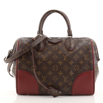 Louis Vuitton Doc Handbag Monogram Shine Canvas PM