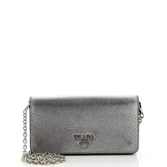 Prada Wallet on Chain Vitello Daino