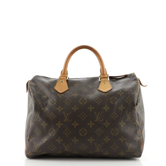 Louis Vuitton Speedy Handbag Monogram Canvas 30