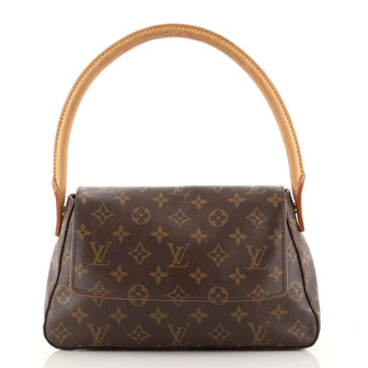 Louis Vuitton Looping Handbag Monogram Canvas Mini