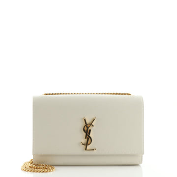 Saint Laurent Classic Monogram Crossbody Bag Grainy Leather Medium