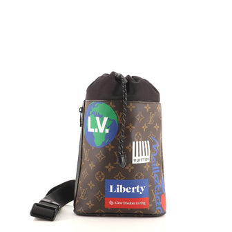 Louis Vuitton, Bags, Louis Vuitton Chalk Backpack Limited Edition Logo  Story Monogram Canvas