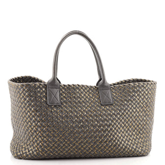 Bottega Veneta Cabat Tote Embroidered Intrecciato Nappa Medium