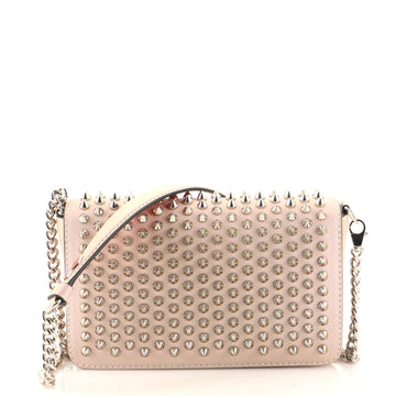 Christian Louboutin Zoompouch Crossbody Bag Spiked Leather