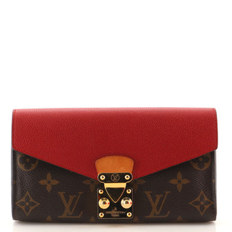Louis Vuitton Pallas Wallet Monogram Canvas and Calfskin