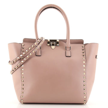 Valentino Rockstud Tote Rigid Leather Medium
