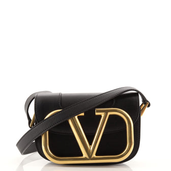 Valentino Supervee Crossbody Bag Leather Small
