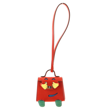 Hermes Kelly Dole Bag Charm Tadelakt with Chevre Mysore