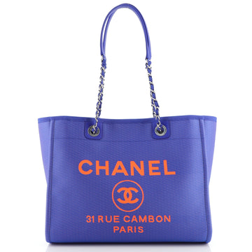 Chanel Deauville Tote Mixed Fibers Small