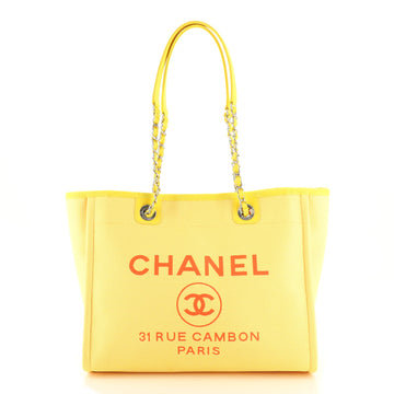 Chanel Deauville Tote Mixed Fibers Small