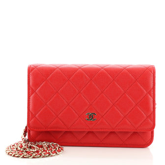 Chanel Wallet on Chain Quilted Caviar