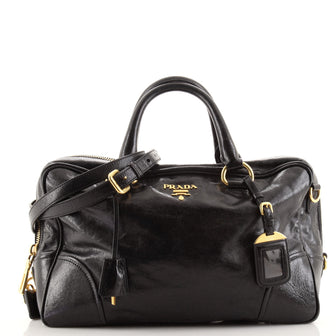 Prada Convertible Boston Bag Vitello Shine Medium