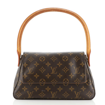 Louis Vuitton Looping Handbag Monogram Canvas Mini