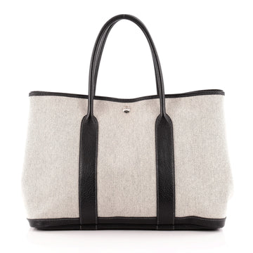 Hermes Garden Party Tote Toile and Leather 36