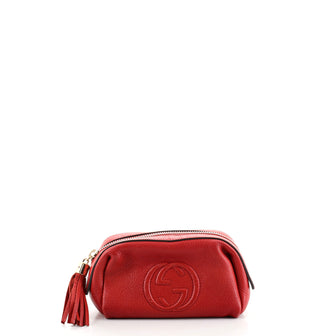 Gucci Soho Cosmetic Pouch Leather Medium
