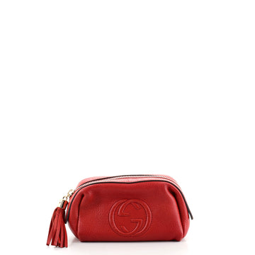 Gucci Soho Cosmetic Pouch Leather Medium