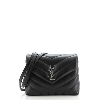 Saint Laurent LouLou Shoulder Bag Matelasse Chevron Leather Toy