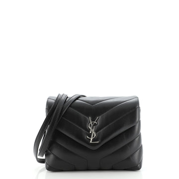 Saint Laurent LouLou Shoulder Bag Matelasse Chevron Leather Toy