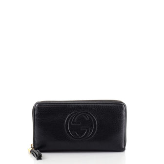 Gucci Soho Zip Around Wallet Leather