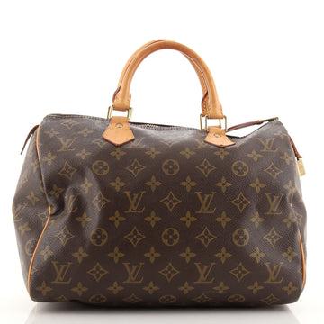 Louis Vuitton Speedy Handbag Monogram Canvas 30