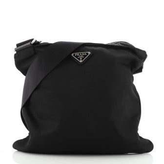 Prada Flat Messenger Bag Tessuto Medium