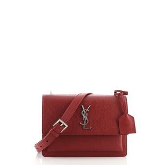 Saint Laurent Sunset Satchel Leather Medium