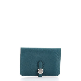 Hermes Dogon Compact Wallet Leather