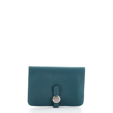 Hermes Dogon Compact Wallet Leather