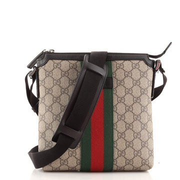 Gucci Web Messenger Bag GG Coated Canvas Small