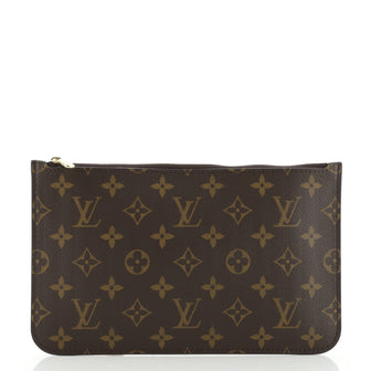 Louis Vuitton Neverfull Pochette Monogram Canvas Large