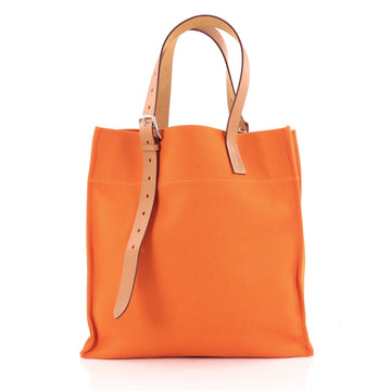 Hermes Etriviere Shopping Tote Toile and Leather