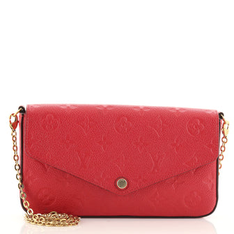 Louis Vuitton Felicie Pochette Monogram Empreinte Leather
